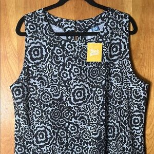 Black and grey patterned dress